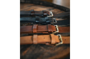 Image of Bieling Leather Co. Classic Leather Rifle Sling, Black, 36 - 42in, BLC0001