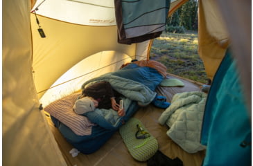 Image of Big Agnes Echo Park 20 Sleeping Bag, Tapestry/Brown Sugar, Wide Long, BEP2025