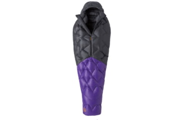 Image of Big Agnes Fly Creek UL 25 Sleeping Bag, Asphalt/Royal Purple, Regular, BFCULR2525