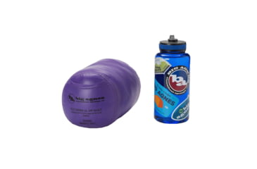 Image of Big Agnes Fly Creek UL Zip Quilt 50 Sleeping Bag, Asphalt/Royal Purple, Regular, BFCULZQR5025