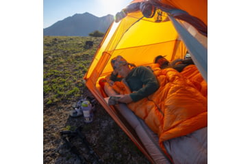 Image of Big Agnes Lost Ranger 3N1 0 Sleeping Bag, Mercury/Tangelo, Regular, BLR3N1R025