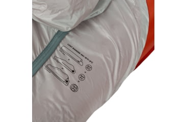 Image of Big Agnes Lost Ranger 3N1 0 Sleeping Bag, Mercury/Tangelo, Regular, BLR3N1R025