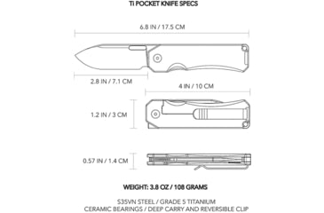 Image of Big Idea Design Ti Pocket Framelock, BIG004