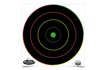 Image of Birchwood Casey Dirty Bird Multi-Color Bulls-Eye Target, BC-35870