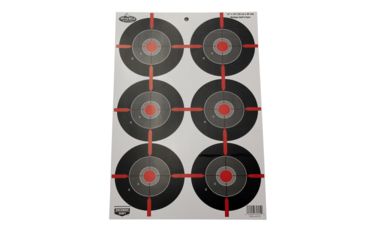 Image of Birchwood Casey Dirty Bird Multiple Bull's-Eye Targets 12x18 Inches 8 Per Package, BC-35705