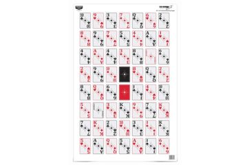 Image of Birchwood Casey Eze-Scorer 52-Card Shoot-Up 23in. x 35in. Target, BC-37026