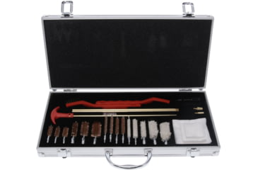 Image of Birchwood Casey Premium Gun Cleaning Kit, Multi-Caliber, Silver, 27 Pieces, BC-PGCK