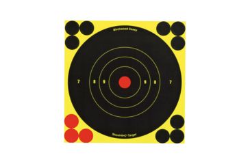 Image of Birchwood Casey Shoot-N-C 6 Inch Round Bullseye 12 Targets 48 Pasters, BC-34512