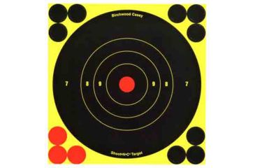 Image of Birchwood Casey Shoot-N-C 6 Inch Round Bullseye 12 Targets 48 Pasters, BC-34512