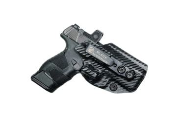 Image of Black Scorpion Outdoor Gear IWB Belt Wing Tuckable Holster, Mossberg MC2sc, Right Hand, Carbon Fiber, HC23-IWBTUCK-MC2SC-CFRH