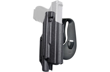 Image of Black Scorpion Outdoor Gear OWB Paddle Holster, Glock 17, 19, 19X, 22, 31, 44, 45 w/ X300, Right Hand, Black, HC03-PADDLE-GL17X300BKRH