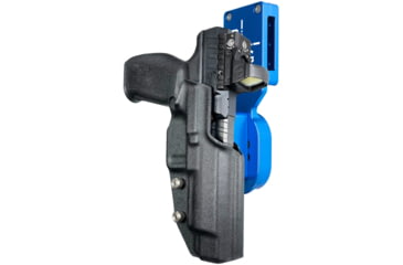 Image of Black Scorpion Outdoor Gear Pro Heavy Duty Competition Kydex OWB Holster, Canik SFx Rival, Right Hand, Blue Shell Black, HCD3-USPSABS-SFXRIVALBKRH