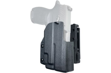 Image of Black Scorpion Outdoor Gear Pro IDPA Competition OWB Holster, Sig Sauer P320 Compact w/ TLR-7A, Right Hand, Black, HC03-IDPA-P3204TLR7-BKRH