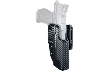 Image of Black Scorpion Outdoor Gear Pro IDPA Competition OWB Holster, Walther Q5 Match SF, Right Hand, Carbon Fiber, HC03-IDPA-WALTHERSFCFRH