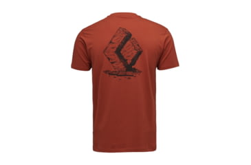 Image of Black Diamond Boulder Short Sleeve T-Shirt, Burnt Sienna, Medium, AP7524046044MED1