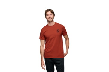 Image of Black Diamond Boulder Short Sleeve T-Shirt, Burnt Sienna, Medium, AP7524046044MED1