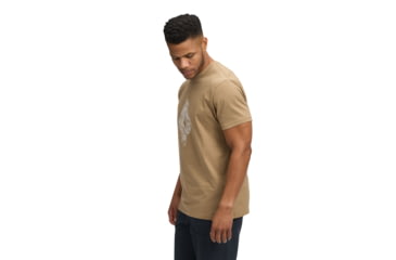 Image of Black Diamond Engineered Diamond Short Sleeve Tee - Mens, Mushroom, Large, AP7524722015LRG1