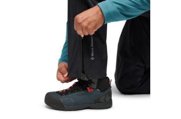 Image of Black Diamond Fineline Stretch Full Zip Pants - Mens, Black, Medium/Long, AP7410440002MED1