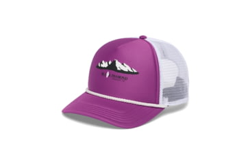 Image of Black Diamond Flat Bill Trucker Hat, Piton Purple/White Mountainscape, AP7230499072ALL1