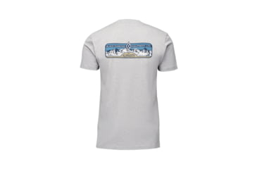 Image of Black Diamond Heritage Alpinist Short Sleeve Tee - Mens, Nickel Heather, Medium, AP7524671014MED1