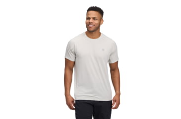 Image of Black Diamond Lightwire Short Sleeve Tech Tee - Mens, Alloy, Extra Large, AP7524271000XLG1