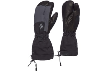 Image of Black Diamond Soloist Finger Glove - Mens, Black, Medium, BD8018880002MD-1