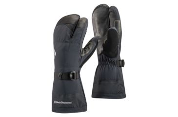 Image of Black Diamond Soloist Finger Glove - Mens, Black, Large, BD801696BLAKLG 1