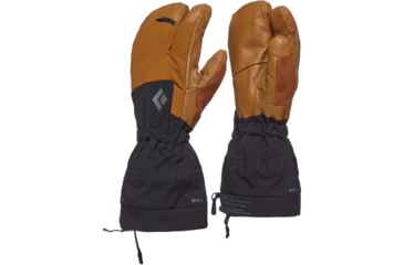 Image of Black Diamond Soloist Finger Glove - Mens, Dark Curry, Large, BD8018887001LG-1