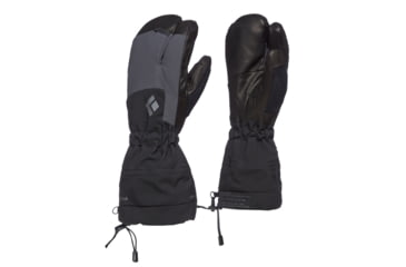 Image of Black Diamond Soloist Finger Gloves, Black, Medium, BD8010190002MED1