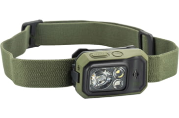 Image of Black Diamond Storm Ops 450 Headlamp, Dark Olive, One Size, BD6207313002ALL1
