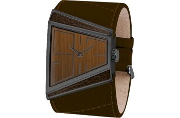 Image of Black Dice Hustle Men's Watch - All Brown, Leather Strap BLABD-003-11