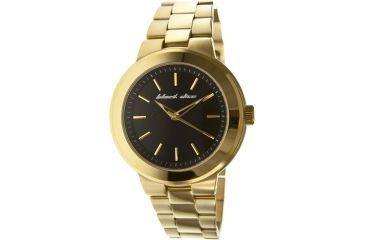 Image of Black Dice Premier Men's Watch - Black Dial, Gold Case, Gold Wristband BLABD-059-04