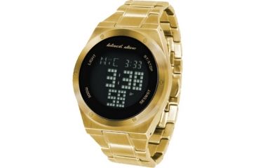 Image of Black Dice Slick Men's Watch - Black Display, Gold Case and Wristband BLABD-061-03