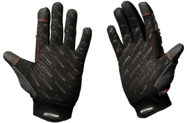 Image of Black Rain Ordnance TACTGLOVEBLK/GRY2XL Tactical Gloves Black/Gray 2XL Velcro