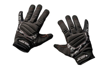 Image of Black Rain Ordnance TACTGLOVEBLK/GRY2XL Tactical Gloves Black/Gray 2XL Velcro