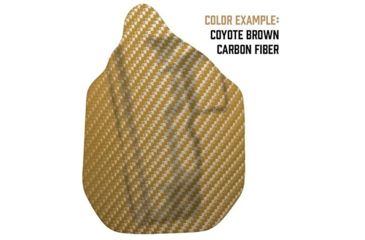 Image of Black Rhino Concealment Double Magazine Carrier / H and K, Model H and K VP9, Left Handed Shooter, Carbon Fiber Coyote Brown, 191204554144
