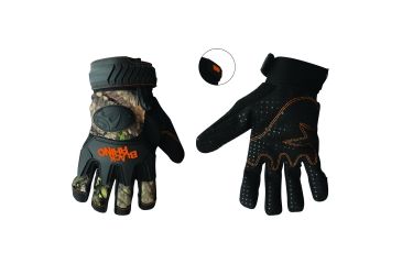 Image of Black Rhino Gloves, Rhino Duty, Mo-Country, Black Rhino, Orange, Small OTO5005.M1