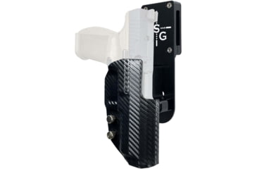 Image of Black Scorpion Outdoor Gear Canik METE SFT Pro Heavy Duty Competition Holster, Right, Black/Carbon Fiber, HCD1-USPSABS-CANIKSFTCFRH