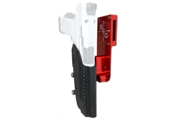 Image of Black Scorpion Outdoor Gear Canik METE SFX Pro Heavy Duty Competition Holster, Right, Red/Carbon Fiber, HCD2-USPSABS-CANIKSFXCFRH