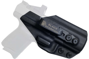 Image of Black Scorpion Outdoor Gear Canik TP9 Elite SC Belt Wing Tuckable Holster, Right, Black, HC23-TP9SC-BK