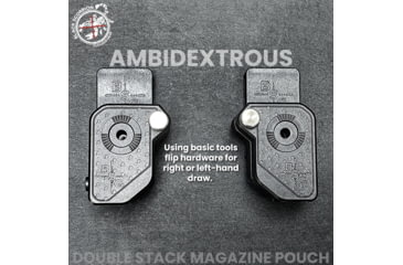 Image of Black Scorpion Outdoor Gear Competition Rig - 1 Pro HD Belt, 4 Ambidextrous Double Stack Mag Pouches, Ambidextrous, Black, Large, CO22-BTLBK-MPGMBK