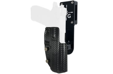 Image of Black Scorpion Outdoor Gear CZ P-07 Pro Heavy Duty Competition Holster, Left Hand, Black Shell / Carbon Fiber, HCD1-USPSABS-CZP07CFLH