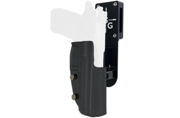 Image of Black Scorpion Outdoor Gear CZ P-09 Pro Heavy Duty Competition Holster, Right Hand, Black Shell / Black, HCD1-USPSABS-CZP09BKRH