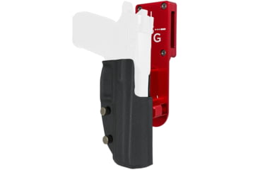 Image of Black Scorpion Outdoor Gear CZ P-09 Pro Heavy Duty Competition Holster, Right Hand, Red Shell / Black, HCD2-USPSABS-CZP09BKRH