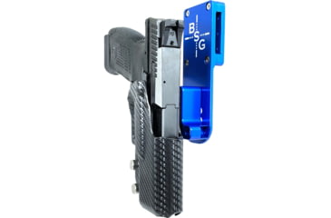Image of Black Scorpion Outdoor Gear CZ P-10 C Pro Heavy Duty Competition Holster, Right Hand, Blue Shell / Carbon Fiber, HCD3-USPSABS-P10CCFRH