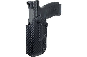 Image of Black Scorpion Outdoor Gear CZ P-10 IWB Kydex Holster - Low Profile, Right Hand, Carbon Fiber, HC19-IWB01-SCOCZSP10-CFRH