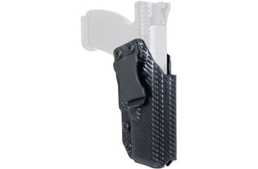 Image of Black Scorpion Outdoor Gear CZ P-10 IWB Kydex Holster - Low Profile, Right Hand, Carbon Fiber, HC19-IWB01-SCOCZSP10-CFRH