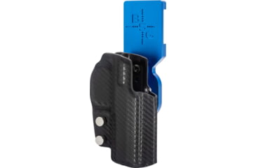 Image of Black Scorpion Outdoor Gear CZ Shadow 2 Compact Pro Heavy Duty Competition Holster, Right Hand, Blue Belt Attachment - Carbon Fiber Holster, HCD3-USPBS-SHDWCOMP-CFRH