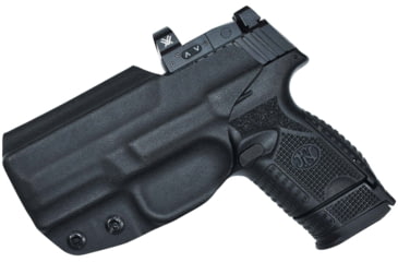 Image of Black Scorpion Outdoor Gear FNH 509 Compact/Midsize IWB Belt Wing Tuckable Holster, Right, Black, HC23-FN509-BK