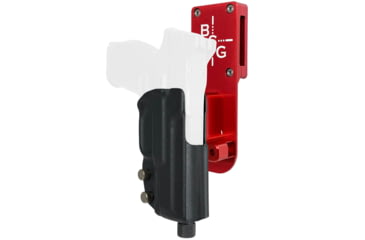 Image of Black Scorpion Outdoor Gear FNH 509 Compact/Midsize Pro Heavy Duty Competition Holster, Left Hand, Red Shell / Black, HCD2-USPSABS-FN509BKLH